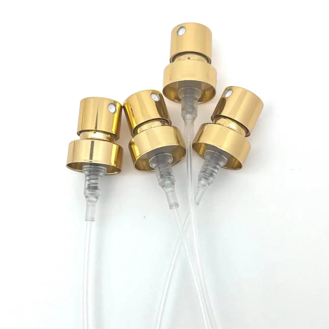 Aluminum Collar Plastic Spray Pump Top Fine Mist Sprayer With Cover 20mm Mist Sprayer Silver Mist Sprayer Pump