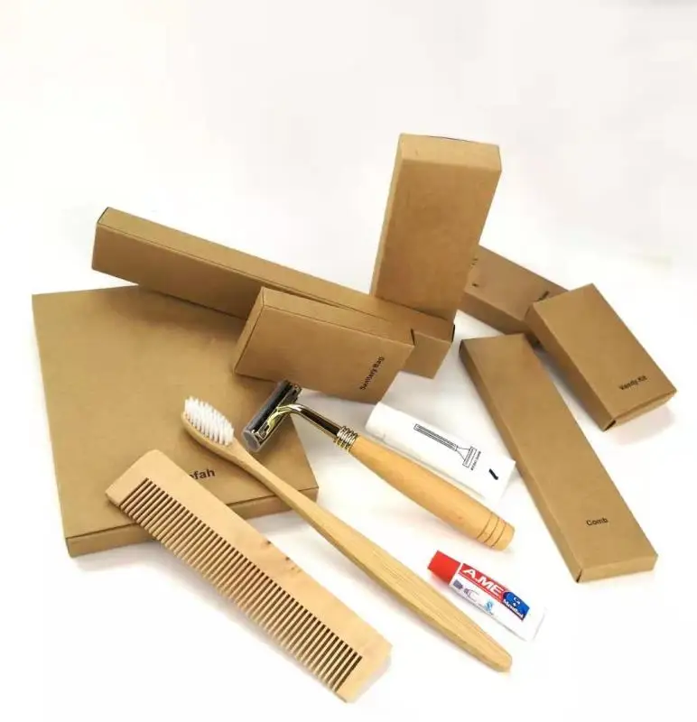 
Yangzhou Amenity Supplier Toiletries Set 5 Star Eco Friendly Disposable Toothbrush Bamboo Cheap Hotel Amenities 