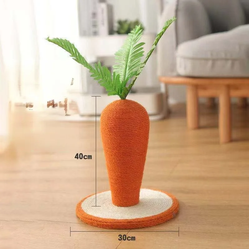 Когтеточка Sisal для кошек рама лазания игрушка моркови