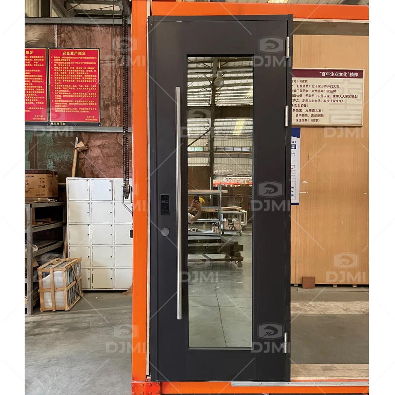 Cheap Saudi Arabia Galvanized Industrial Steel Metal 2 Hr Steel Fire Rate Door with Metal 1.5mm Frame