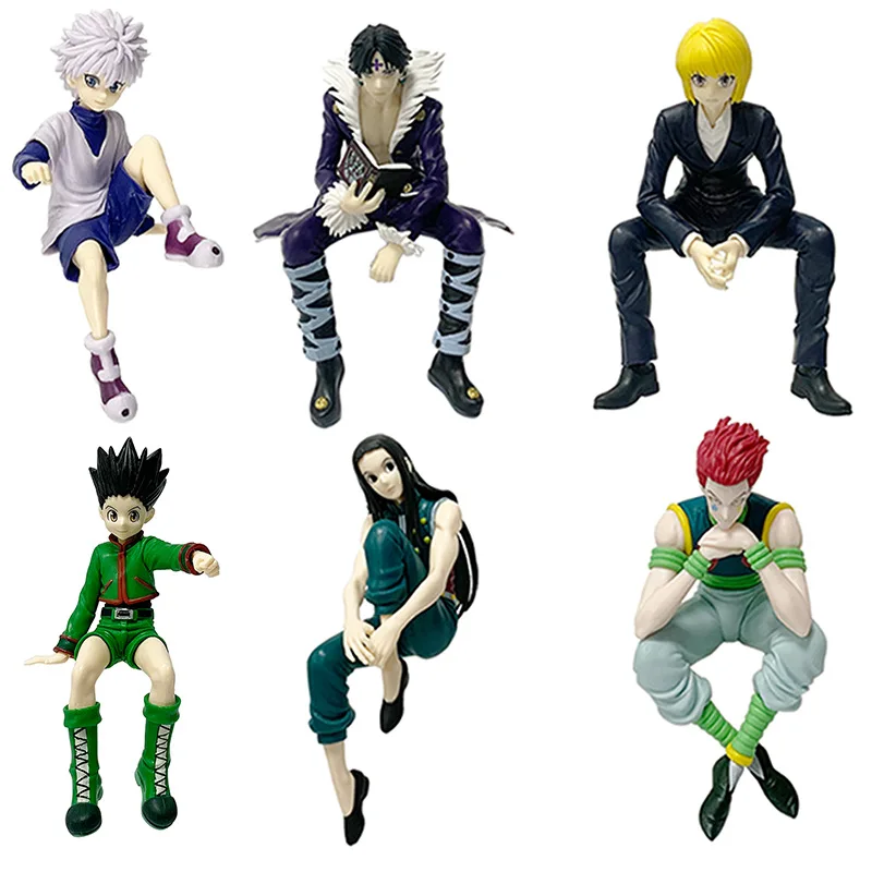 Hunter x Hunter Gon killoa Gon Freecss killoa Zoldyck Аниме Фигурка лапша пробка Аниме Фигурка модель автомобиля ОРНАМЕНТ игрушки