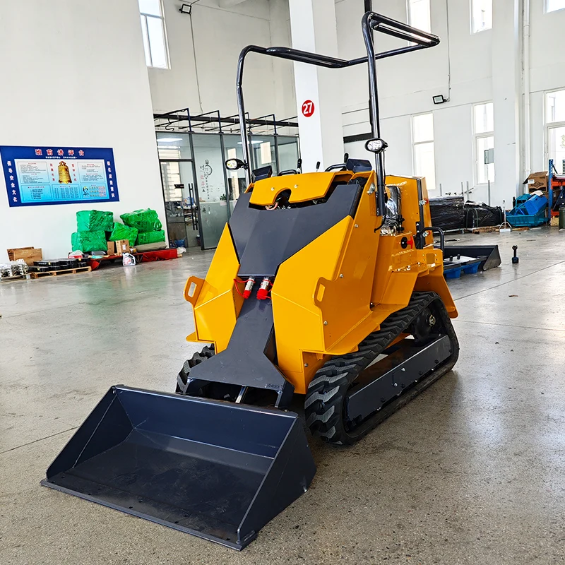 Wholesale CE/Epa Engine Diesel mini skid steer loader Bucket 390 490  Wheel loader Crawler skid steer loader