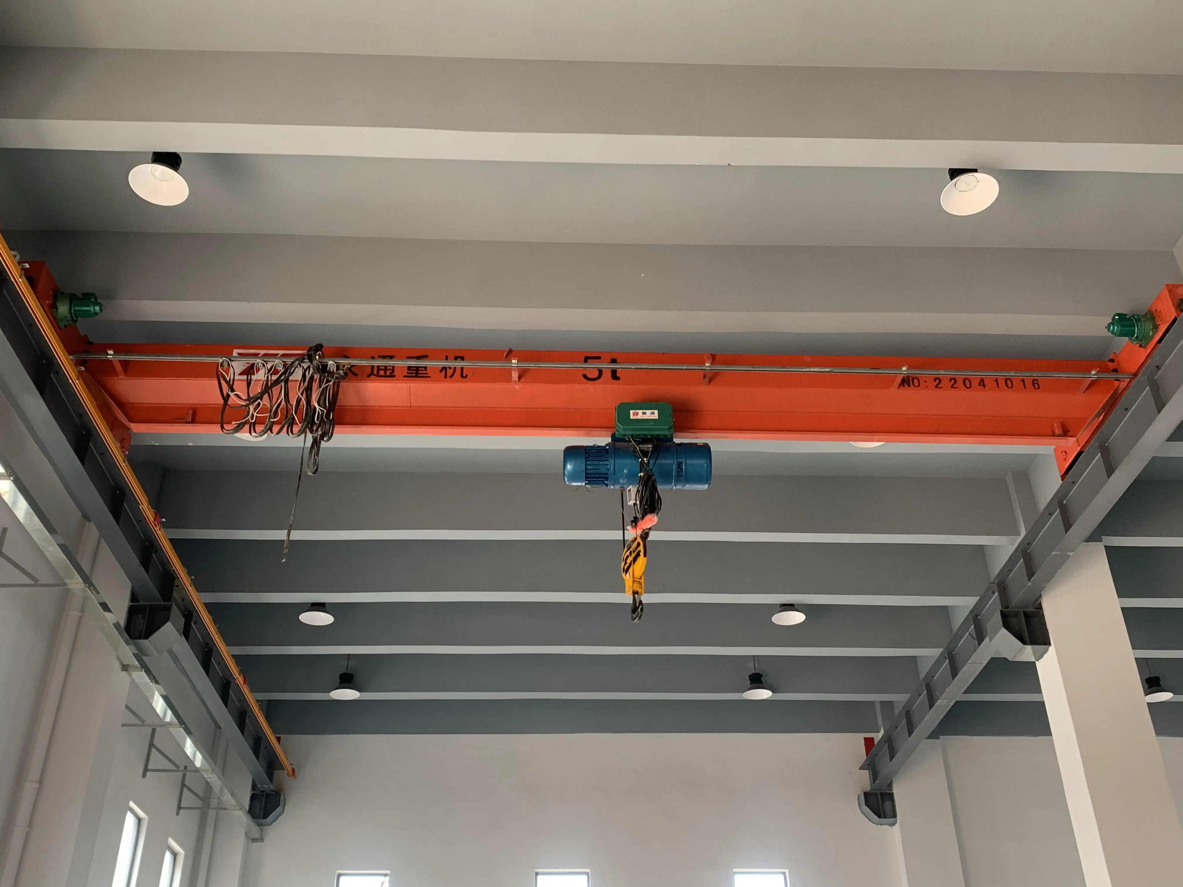 hand operated single girder 2 tons 3 ton capacity suspension overhead crane kit with hoist