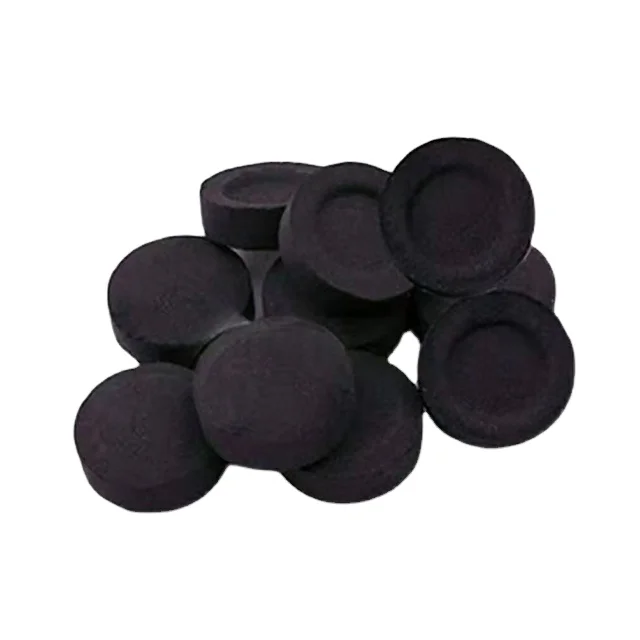 Custom Colour Round Lemon Apple Cherry Fruit Tree Wood Sawdust Shisha Hookah Charcoal From China