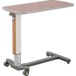 SKH046 Over Bed Table With Plastic Top Surface