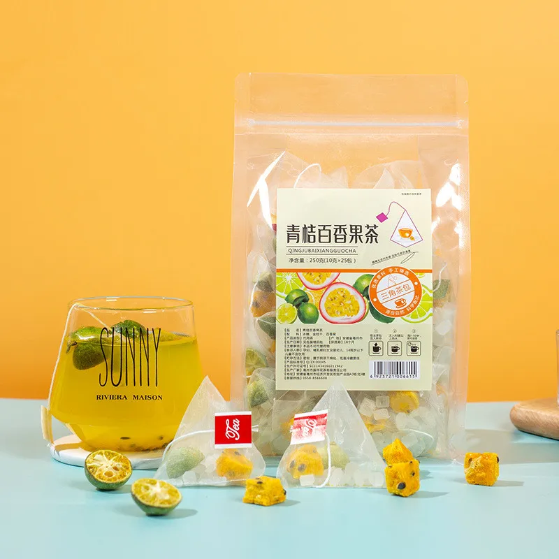 High Quality Lemon Slimming Tea Effective Flat Tummy Tea Passion Fruit Tea