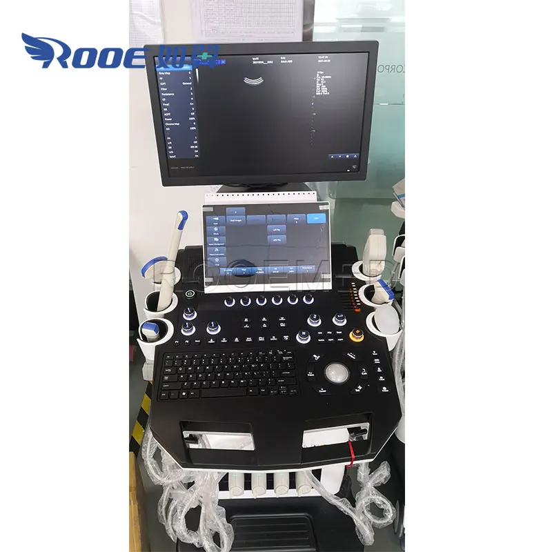 USC80 Профессиональный гинекологический допплеровский ультразвуковой аппарат 4D RealSkin 5D с тележкой