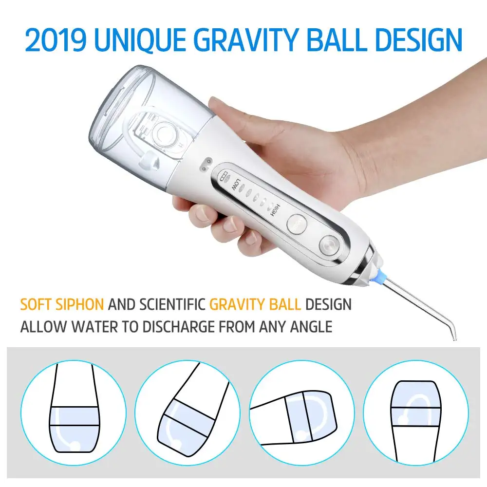 Professional Oral Teeth Irrigator Rechargeable Portable Dental Irrigator Teeth Clean Oral Dental Floss Water Jet Irrigator