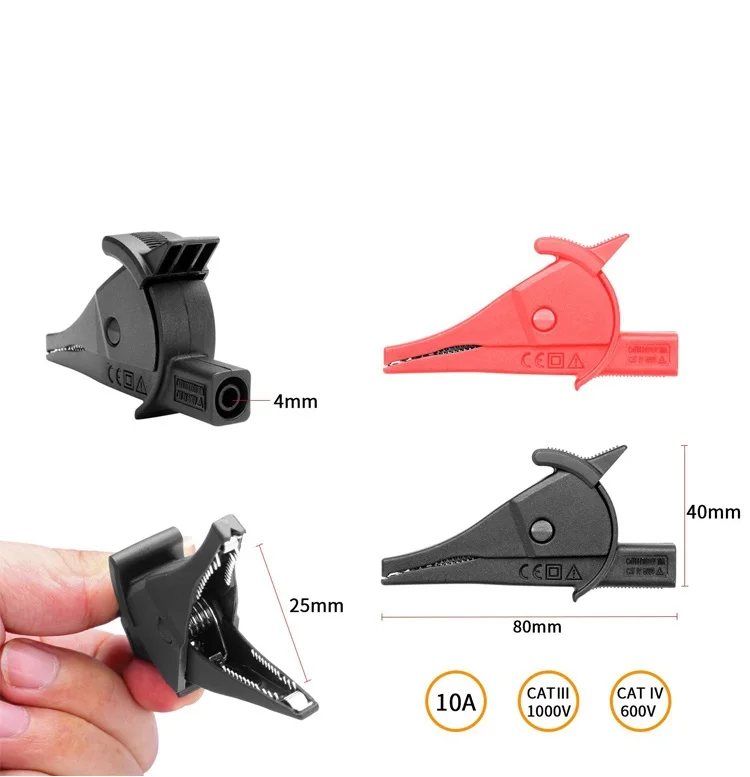 BC5570170 Extended needle probe  Flexible telescopic clip alligator  clip multimeter probe kit test leads set