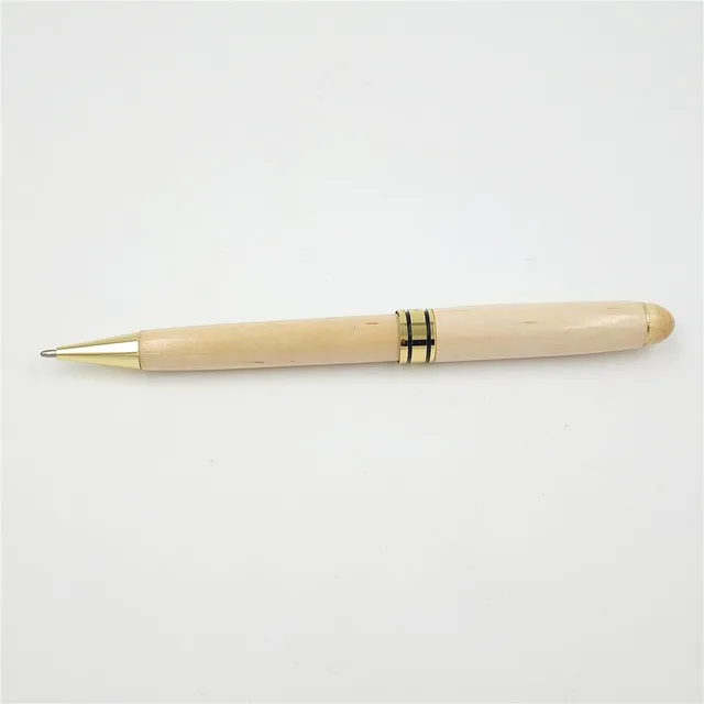 ECO-Friendly Maple wood ballpoint pen 0.5mm Wooden ballpoint pen Office pen