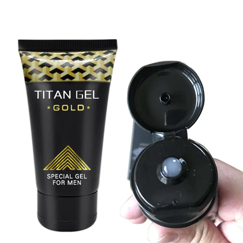 Original White Tube Titan Gel Gold Russian Sex Products