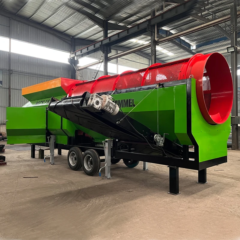 Multifunctional High Performance Trommel Rotary Screen for Compost