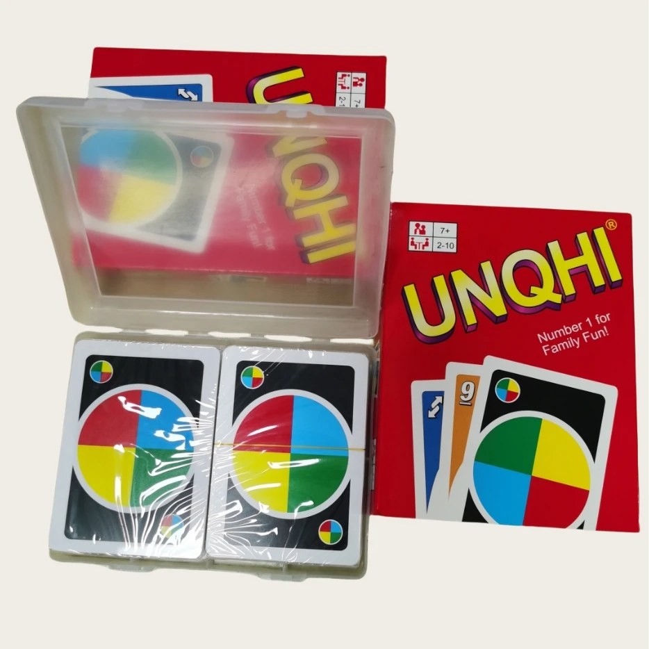 2024 Zealed Hot Sale UNQHI Card Family Funny Entertainment Board Game Cards One Pieces Dragon Balls Flip No Mercy Card Game