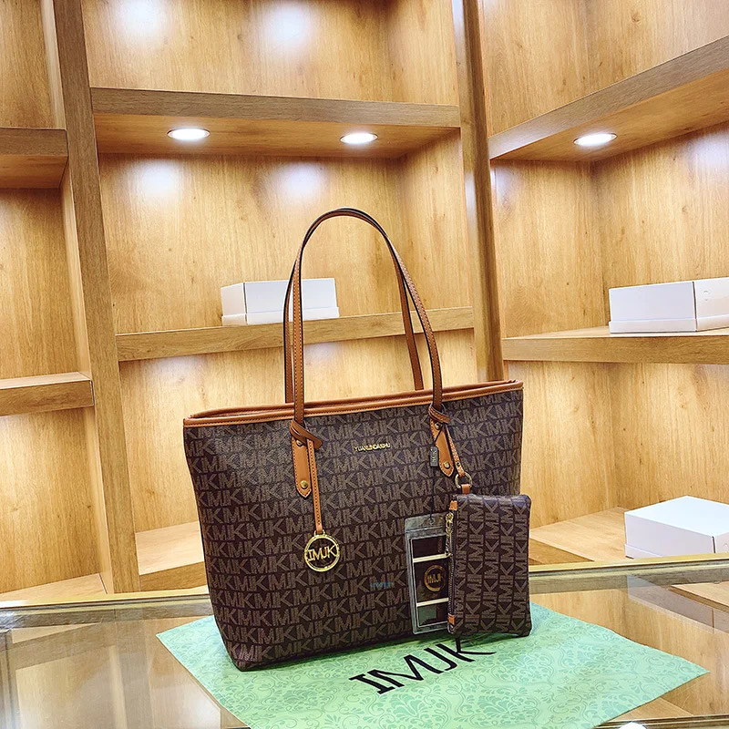 2024 New FJNIns hot sale Autumn and winter high quality vintage print Tote bag Large capacity mother travel shoulder bag handbag