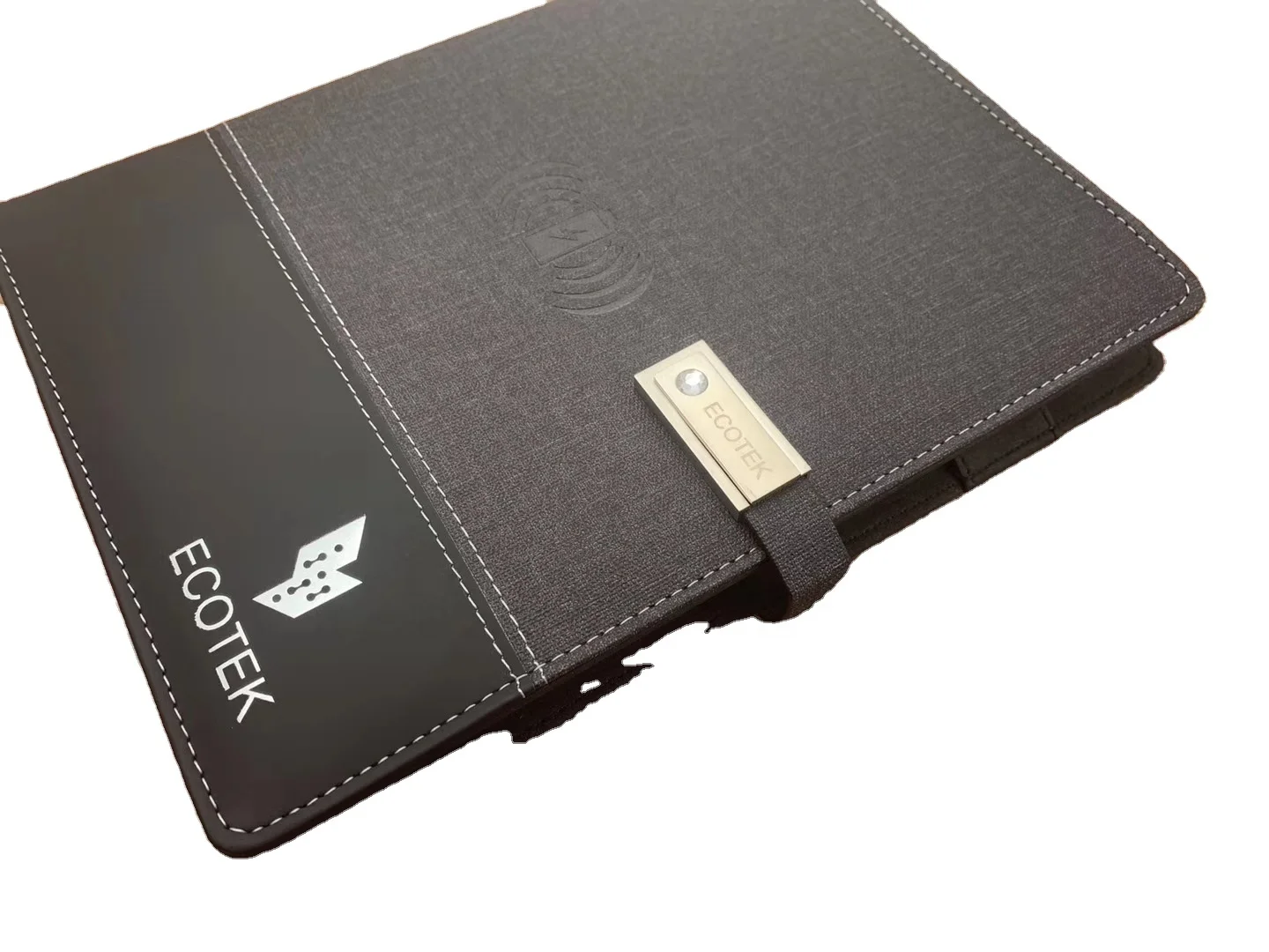 8000mah 10000mah A5 A4 Wireless Charging Diary Planner Notebook Power Bank usb flash drive LED Calculator Magnetic lock