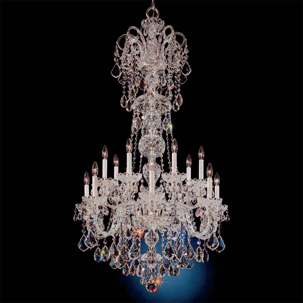 14 lights 80cm wide by 138cm high cristal crystal chandelier in stock for villa lobby hall hotel bedroom living room ballroom
