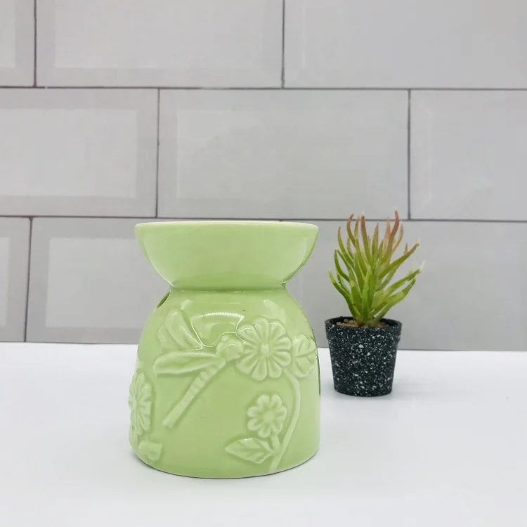 Purple Starfish Shell Design Custom Handmade Incense Burner Ceramic Oil Burner