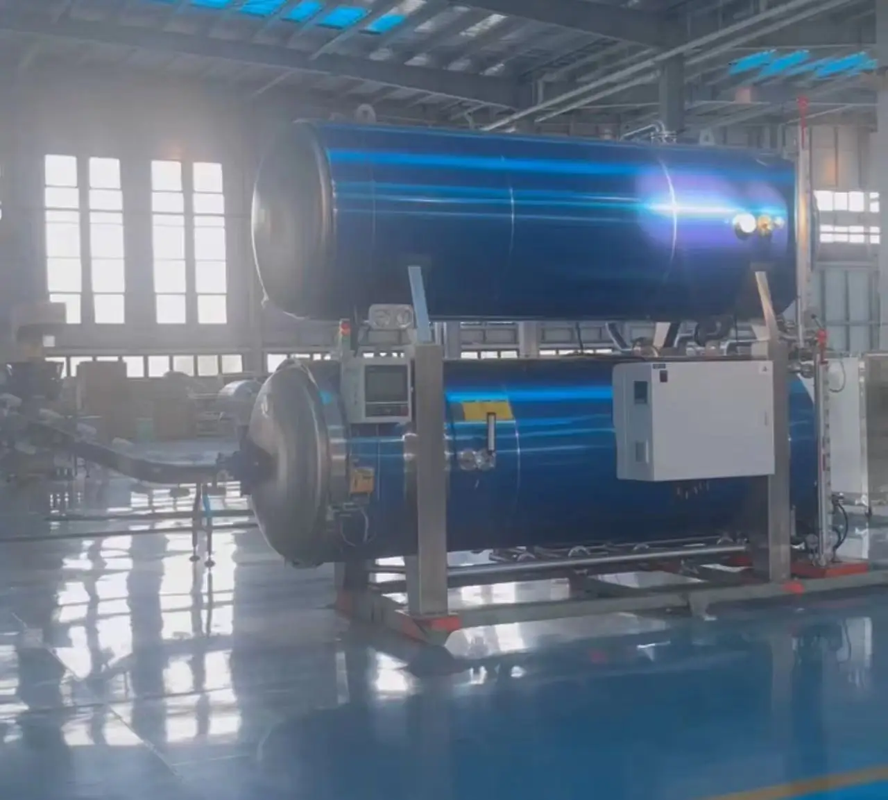 Small Tuna Food And Sausage Bottle Sterilization Pot Retort Can Sterilizer Machine For Sale