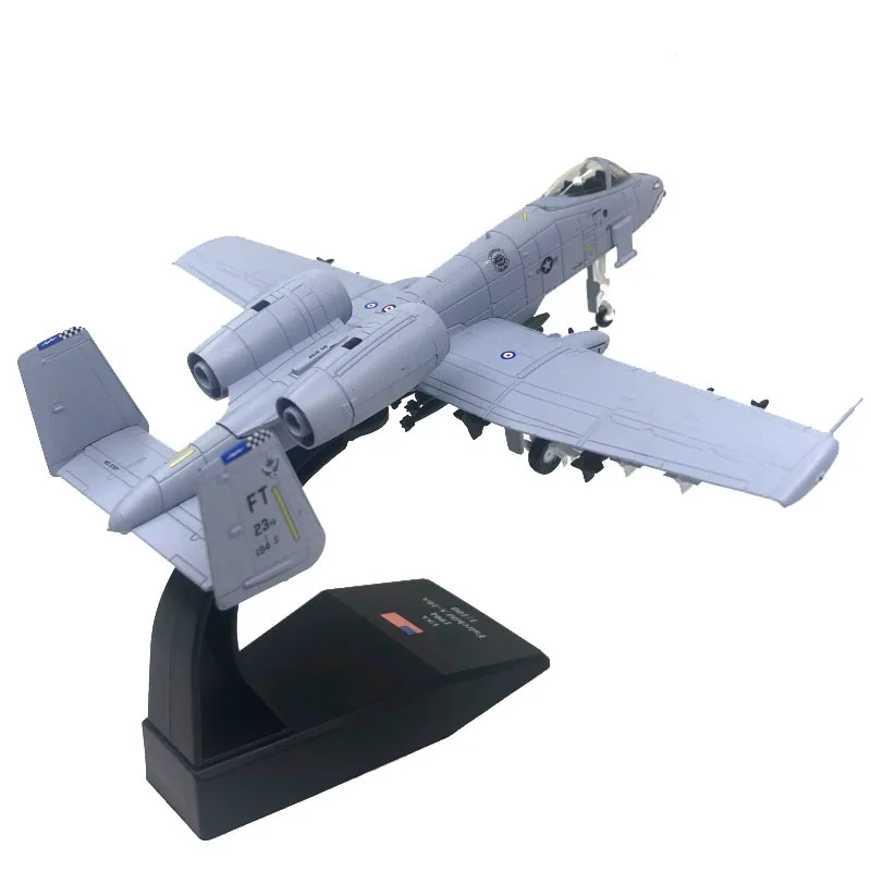 1/100 Scale Fairchild Republic A-10 Thunderbolt Plane Fighter Diecast Airplane Alloy Model