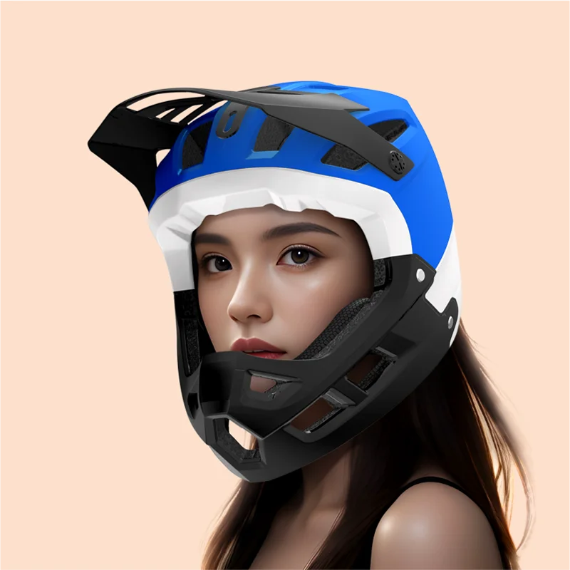 Protective Customized Sports Full Face Helmet Universal Safety Racing Bike Helmet MTB Full Face Helmet CE EN1078 CPSC1203