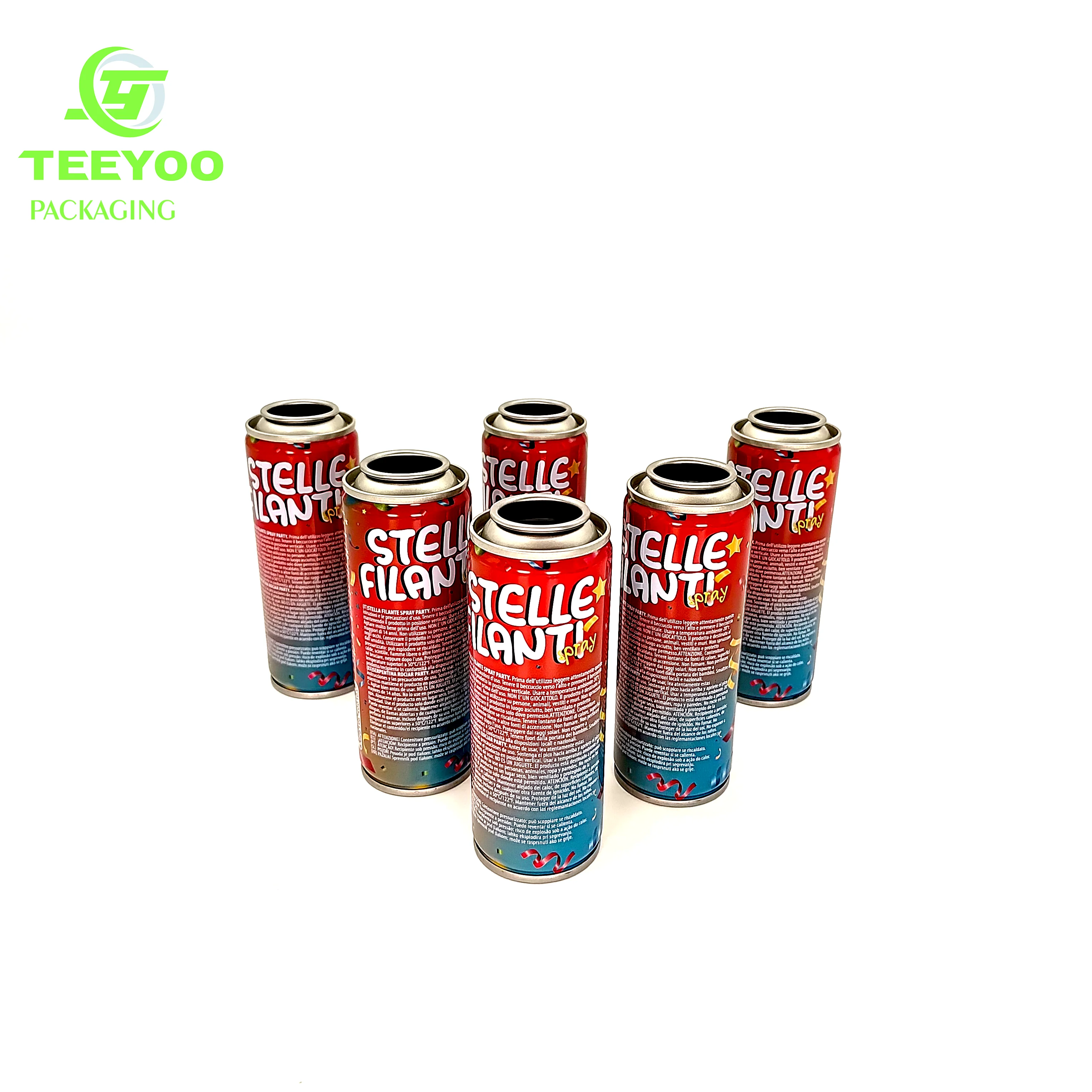 Hot Sale Customized Empty Spray Cans 500ml Tin for Ribbon and Butane Gas for Aerosol and Paint Use
