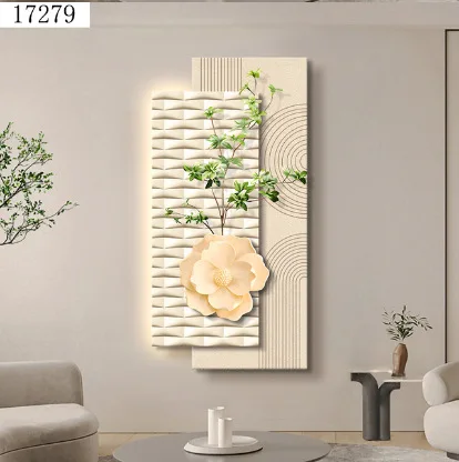 Art Deco Printed Lamp Customizable Logo Living Room Anniversary Celebration Led Light Paintings And Wall Arts For house