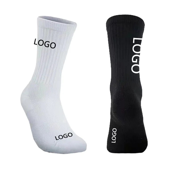 Low minimum order quantity winter warm terry sports socks custom logo men socks good quality cotton socks for athletic