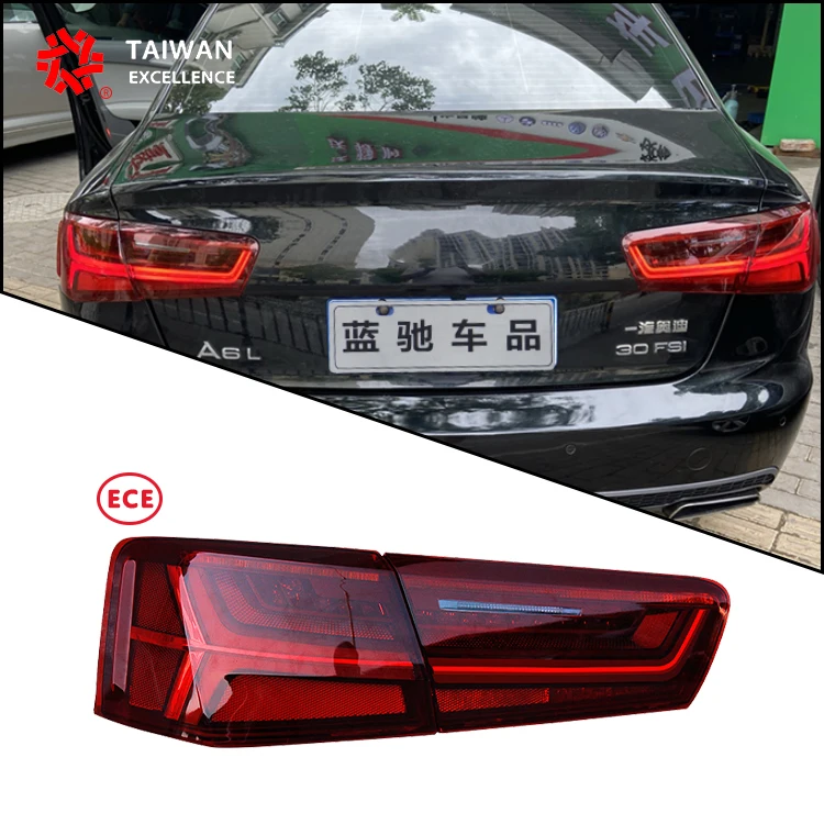 Eagle Eyes ECE Certification factory taillights  tail lamp for audi a6 A6l s6 C6 c7 led tail lights 2012-2015 upgrade to 2016