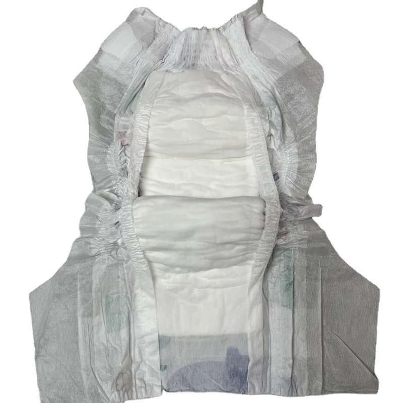 Bamboo Chinese OEM New Born Baby Pants White Diapers Disposable Wholesale