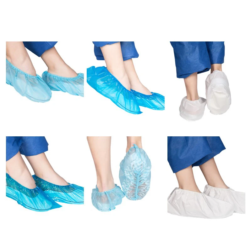 China ISO 9001 Manufacturer Customized Medical Antistatic Polypropylene Waterproof Disposable PE Shoe Covers