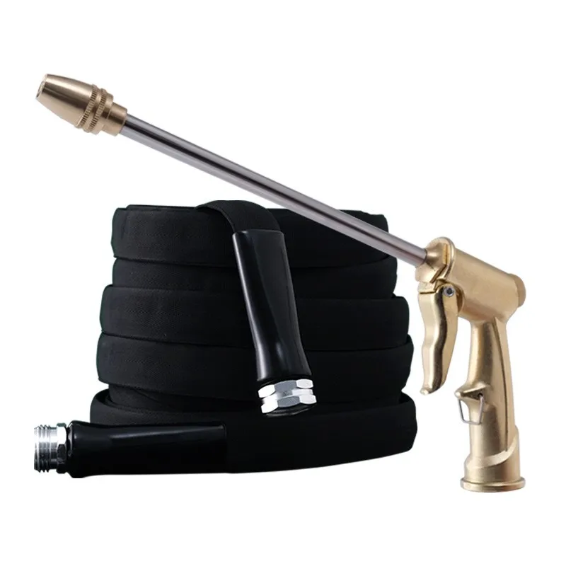 heavy duty canvas garden water hose high pressure  garden pvc lay flat hose with fabric cover