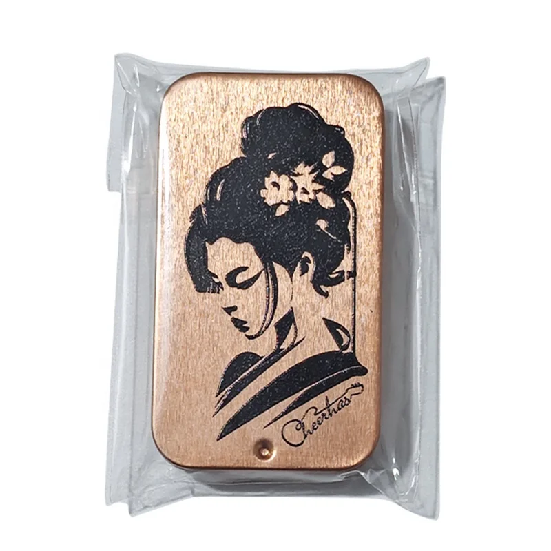 Oem Manufacture Gift Silver Square Hinge Guitar Pick Tin Case Packaging Tin Box Custom