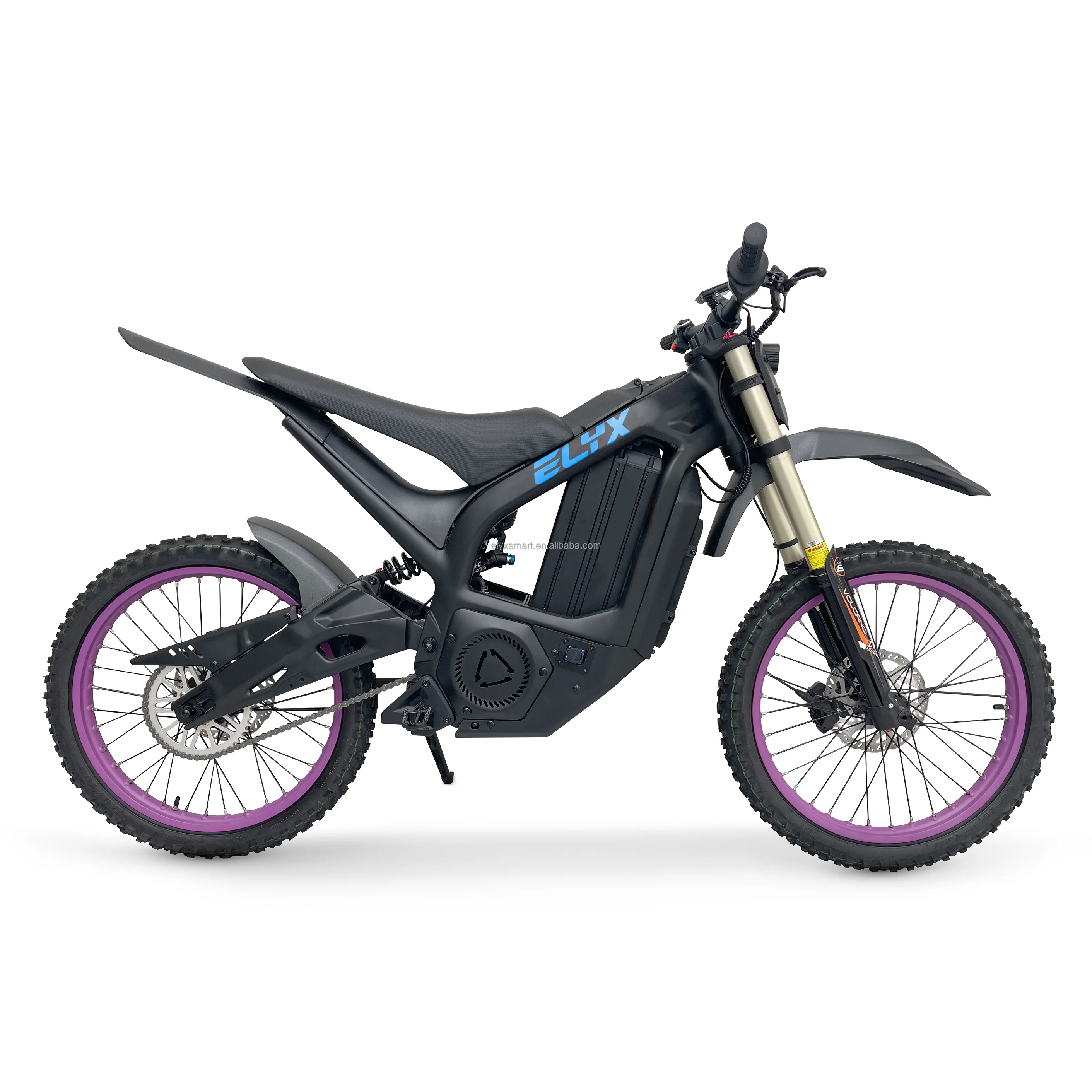 Elyx 96V 6000W 30Ah Mid Drive High Speed Electric Off-road Bike Adult Big Power Racing  Electric Dirt Bike