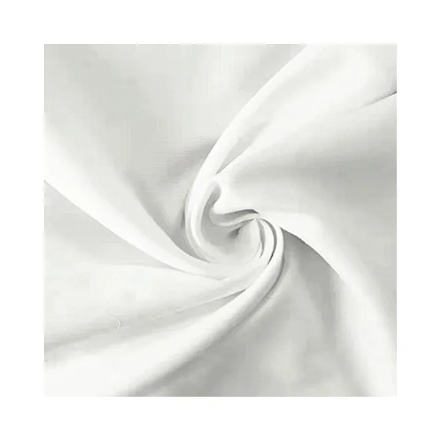 100% polyester bleach white brushed fabric for bed sheet