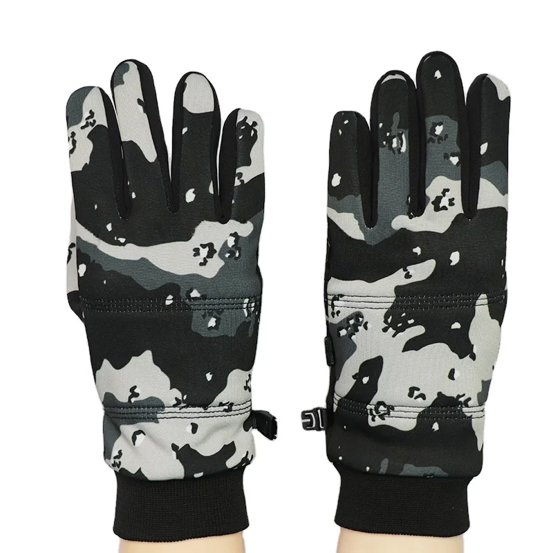 designer gloves Nylon windproof softshell driver gloves