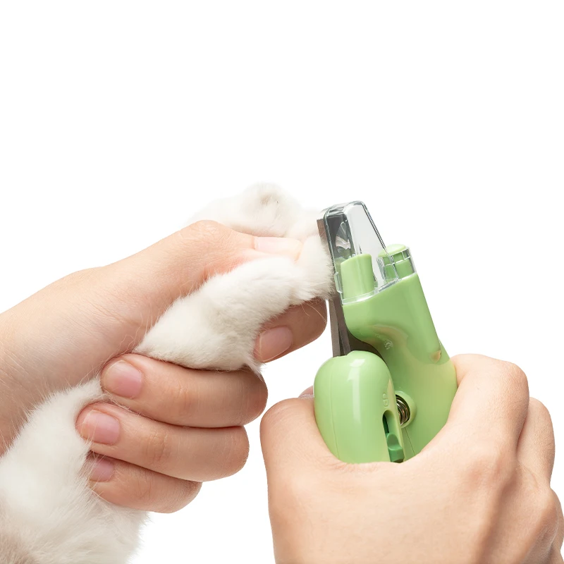 amazon hot selling dog cat pet nail clipper with led light