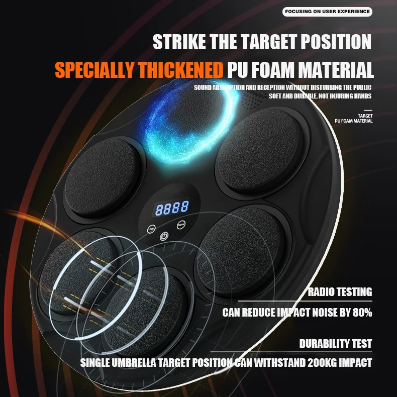 Strike Target Position Smart Music Boxing Machine Smart Music Fitness Boxing Target At Home