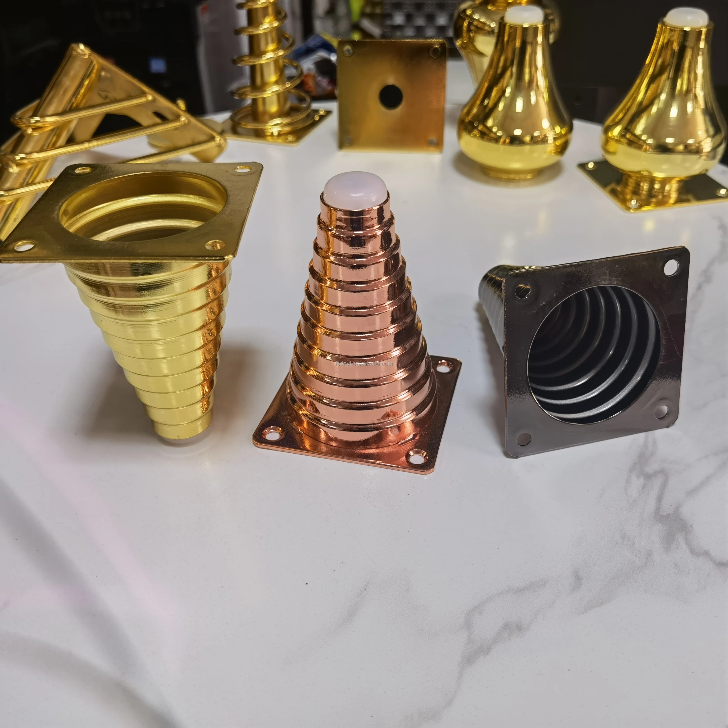 Золотые ножки для мебели, аксессуары для дивана, круглые металлические ножки для мебели, ножки для гостиной, диван, 2022