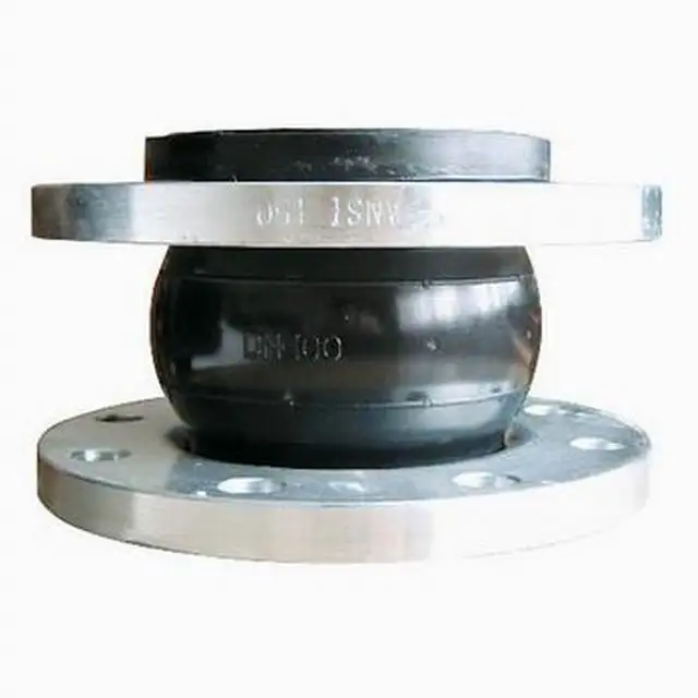 Single Sphere Expansion Rubber Joints, with forged carbon steel flanges