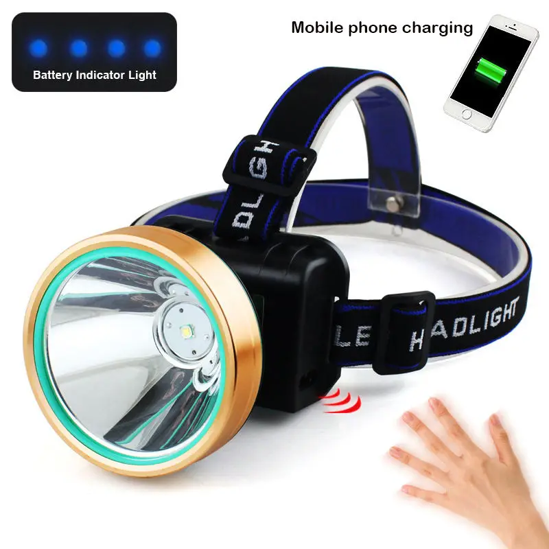 30W LED Headlamp Flashlight Head Torch High Power Waterproof for Outdoor Fishing Camping Hiking Lamp