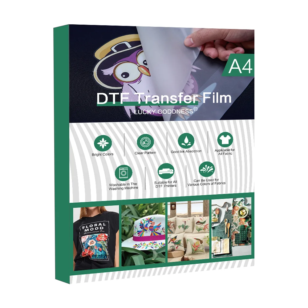 A3 DTF Film Supplies PET DTF Film for Heat Transfer DTF Film for Cold Peeling and Hot Peel A3 size