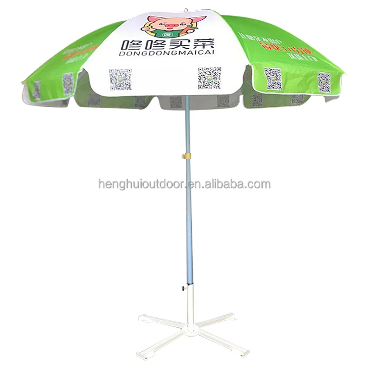 Wholesale Sunshine Custom Leaf Printed Promotional Umbrella Advertising Outdoor Large Resort PVC Hawaii Beach Parasol  For Beach