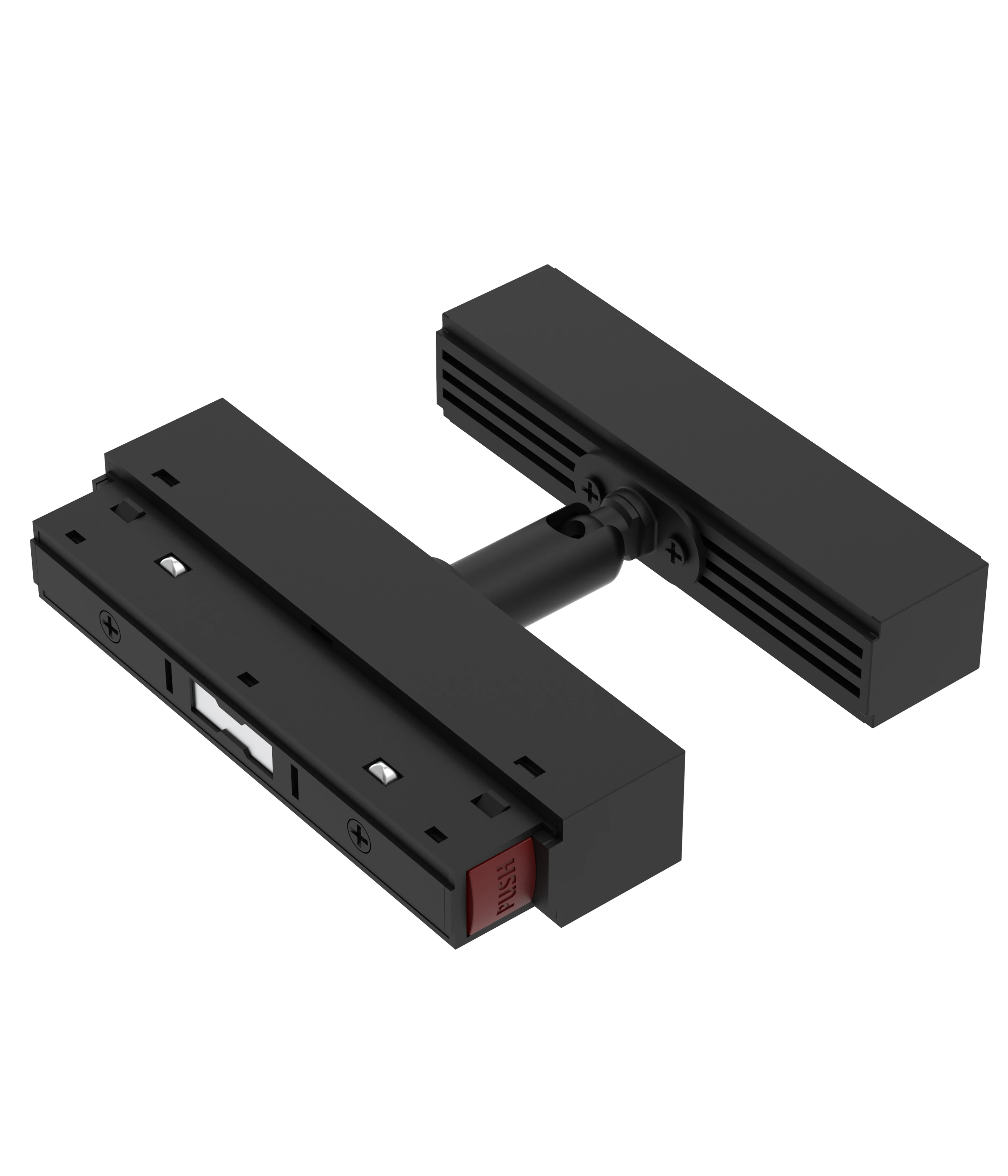 Track light magnetic power track international socket with led light slim track light