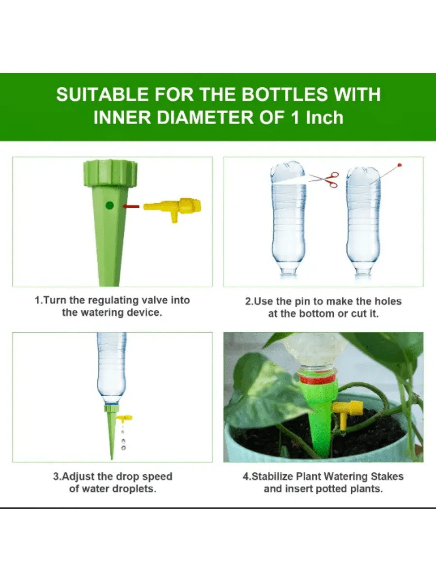 Automatic Irrigation Watering Spike for Plants Flower Indoor Drip Irrigation Watering System Waterer