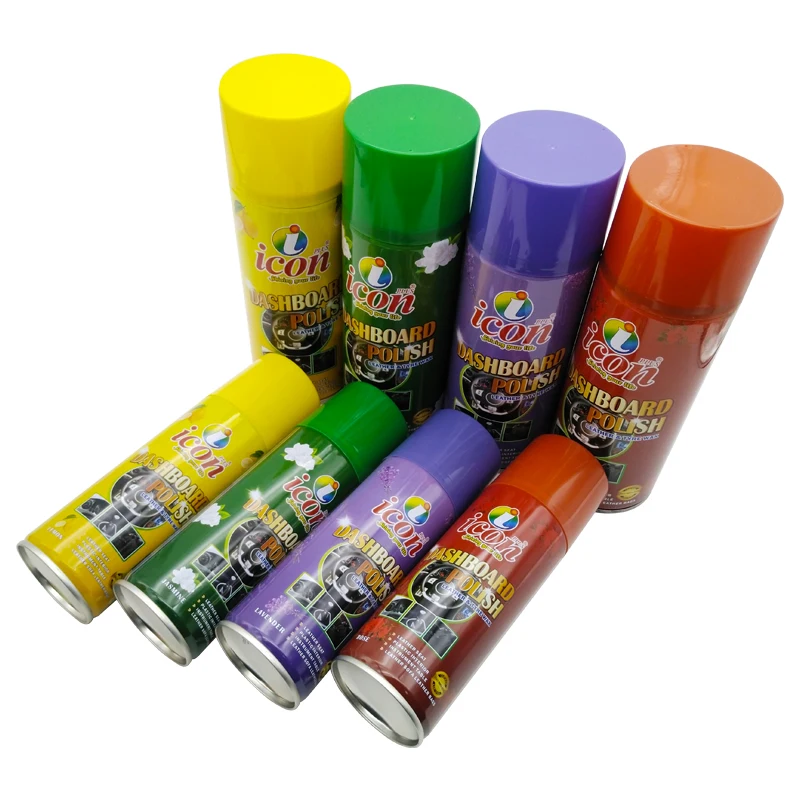 High Quality Car Dashboard Polish Wax or Silicone Sprayer 450ml