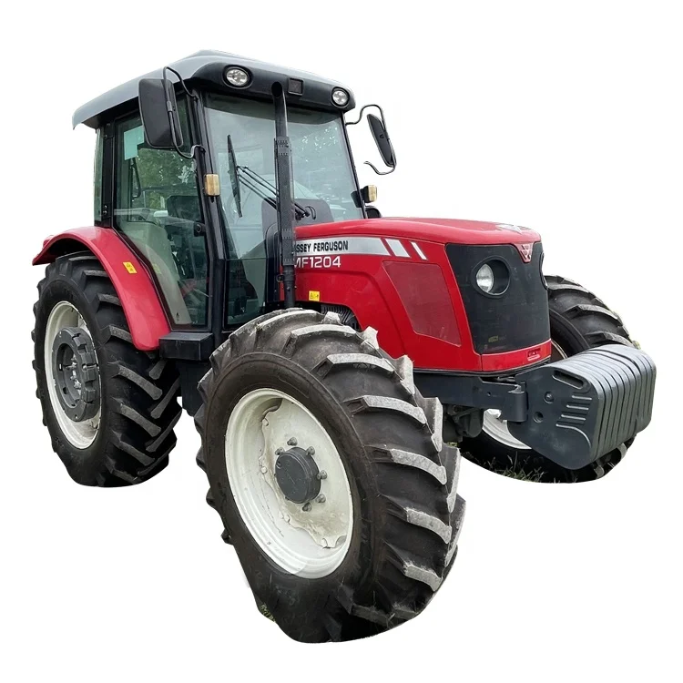 Mf1204 большой мощности б/у трактор фермерский по хорошей