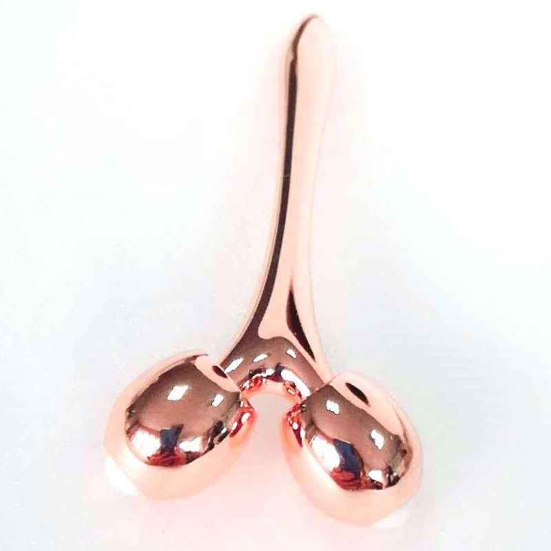 Eye Massage Cream Cosmetic Gold Metal Spoon And Spatula roller