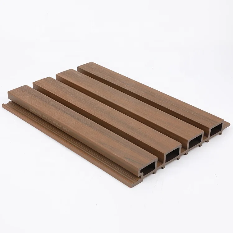Classic Pool Double Side Decorations Modular Hardwood Fence Co-extrusion Wall Panel WPC Decking for Wall