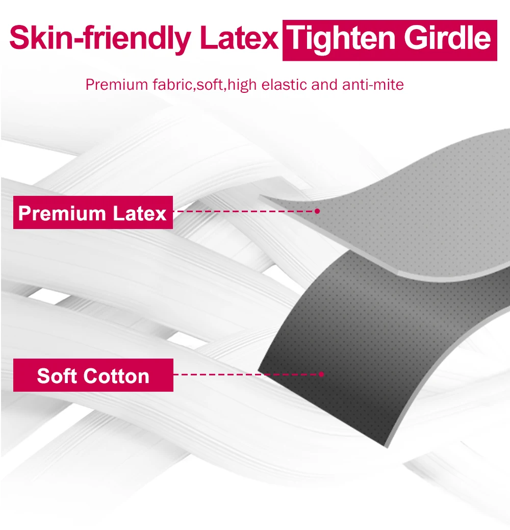 Body Shaping Seamless Shaperlower Abdomen Control 25 Steel Bones 7 Inch Short Torso Latex Waist Trainer Womens Corset Tops