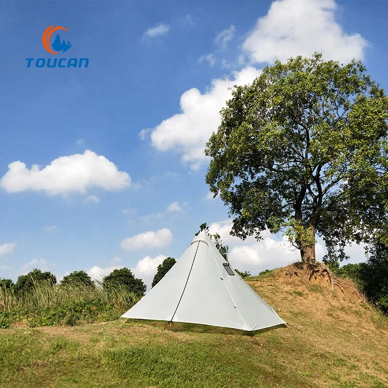 20D Nylon Ultralight Stove Pyramid Tent